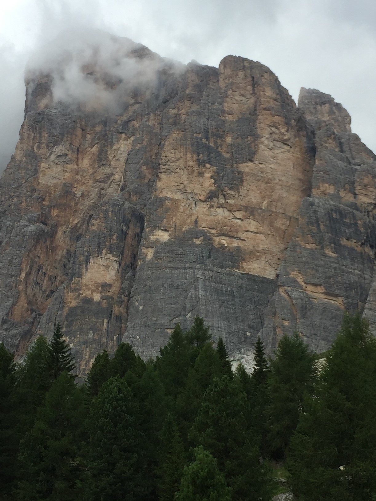 17 pitches and 2,200-foot arete in the Dolomites